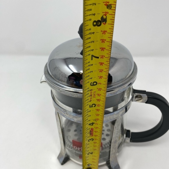 Bodum Caffettiera French Press Coffee Maker, Black Plastic Lid and Stainless - Picture 10 of 10